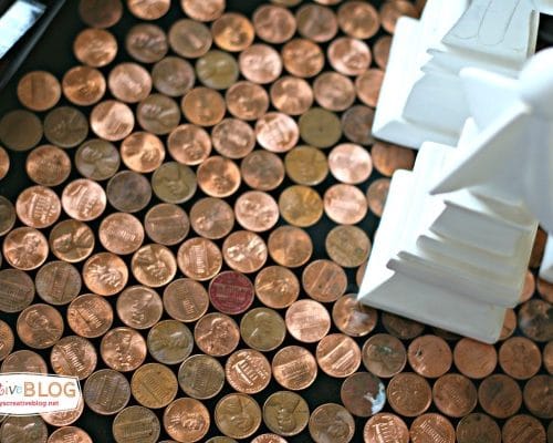 DIY Penny Tray with EnviroTex | TodaysCreativeBlog.net